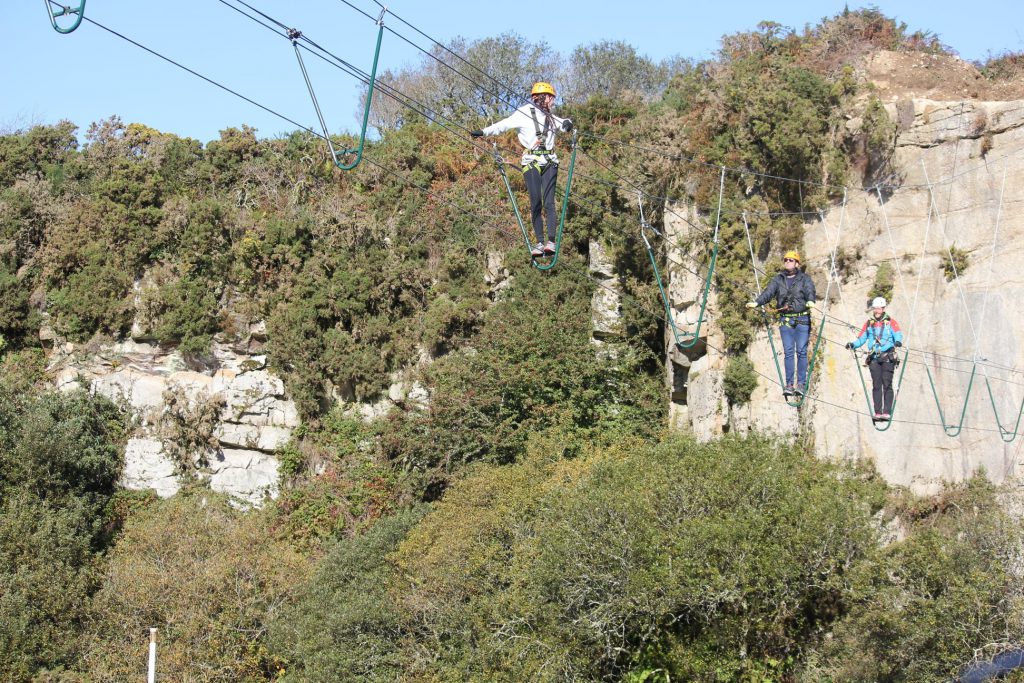 Via Ferrata Cornwall High Wire Bridge