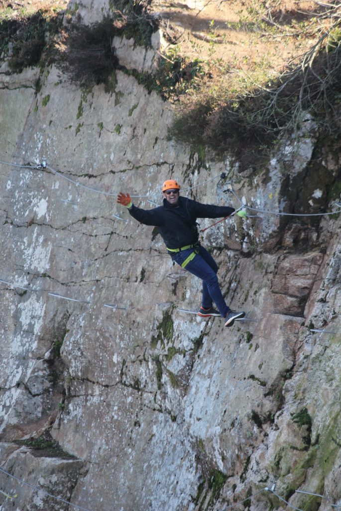 Via Ferrata Cornwall adventure