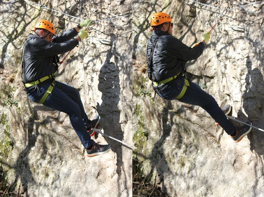 Via Ferrata Cornwall climbing