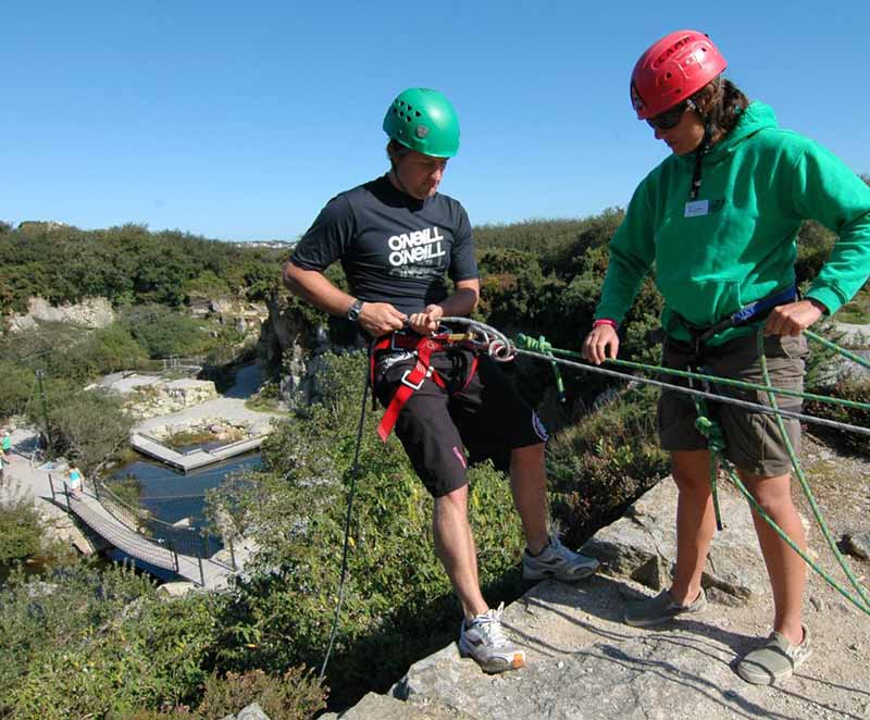 Team away days abseiling