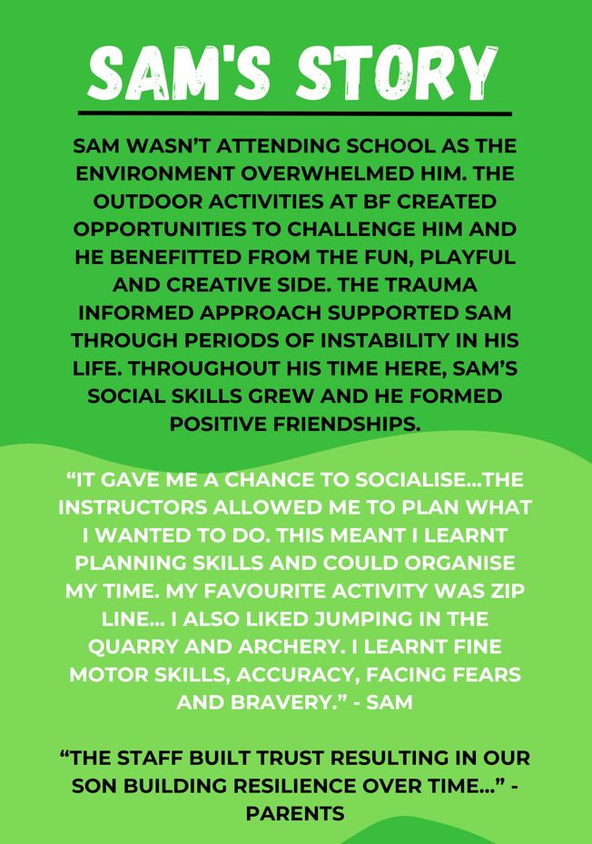 Story of a Young Person progressing at BF